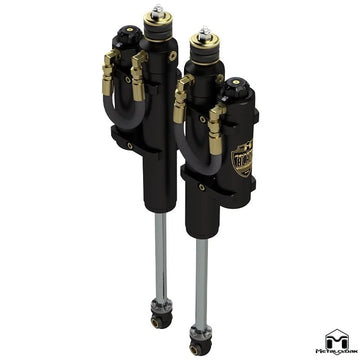 RockSport BLACK, 3.5" Ram 2500 Adjustable Reservoir Shocks, Front, Pair