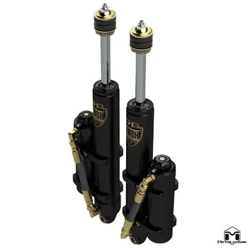 RockSport BLACK, 3.5" Ram 2500 Adjustable Reservoir Shocks, Rear, Pair, 2014 - Current