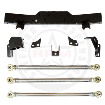 JKU 4 Door Bolt-In 3 Link Front Long Arm Upgrade