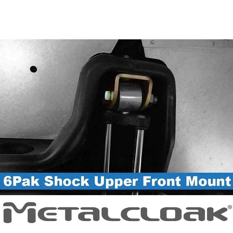 6Pak Front Shock Mount Kit, TJ/LJ Wrangler