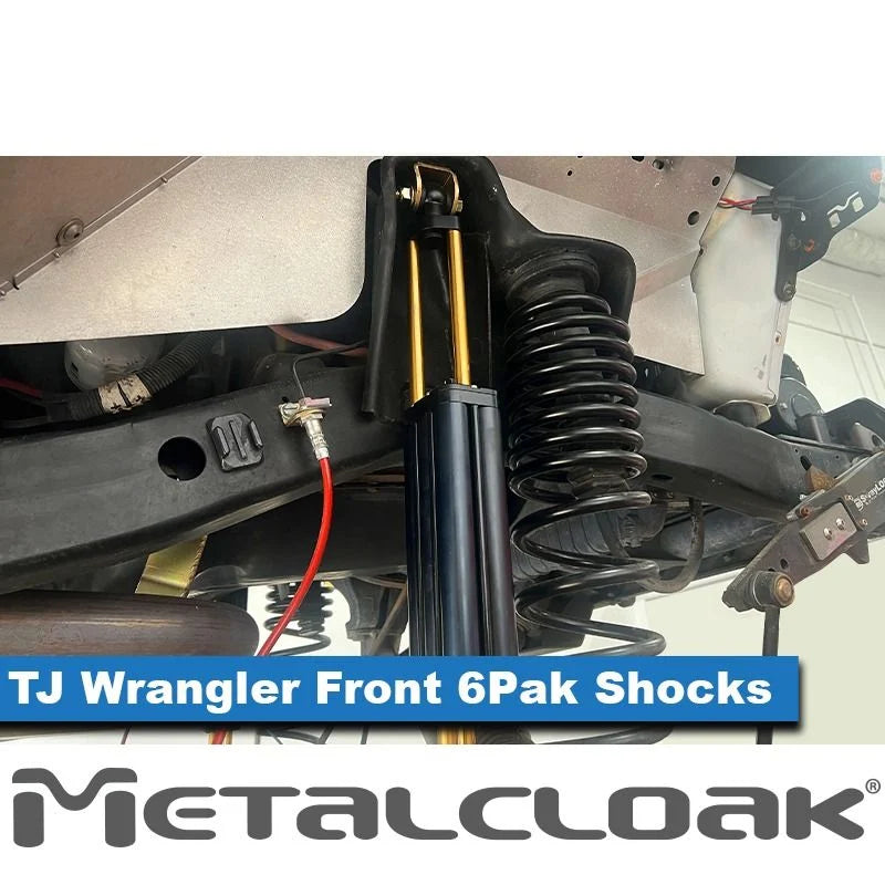 Jeep TJ/LJ Wrangler 6Pak Long Travel Upgrade for 4.5" Long Arm Lift Kits