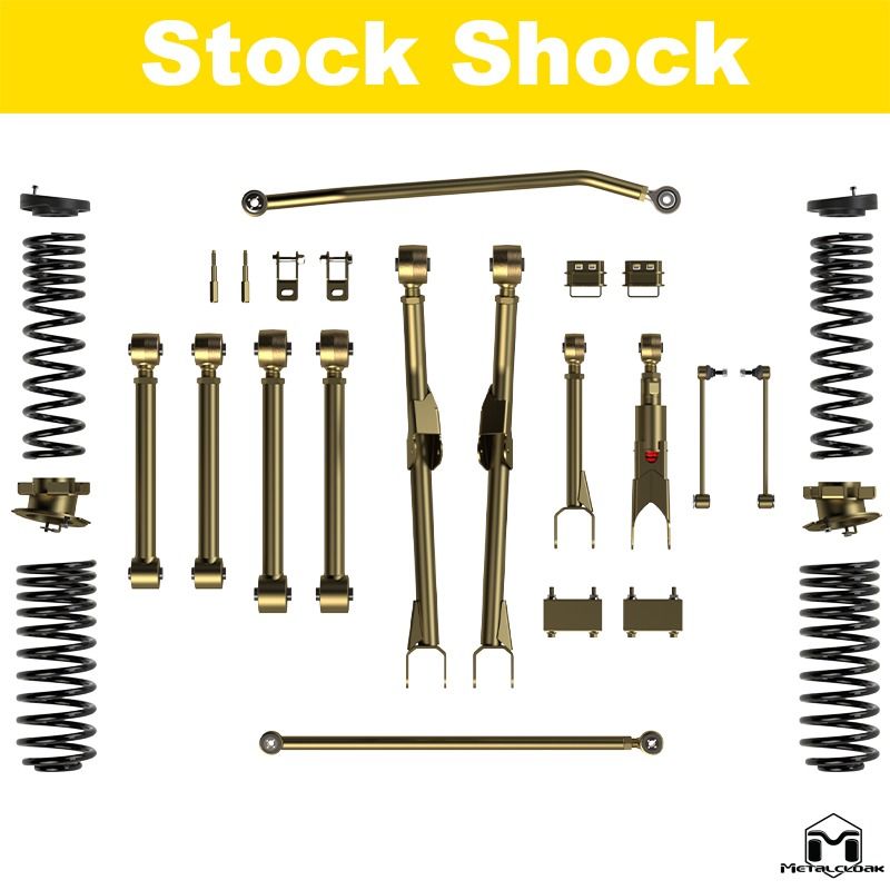 Ram 2500 3.5" Lock-N-Load Radius Arm Suspension & Lift Kit, [Diesel 2014 - 2018]