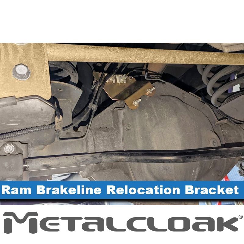 Ram 2500 Rear Brake Line Relocation Bracket, 2014 - Current