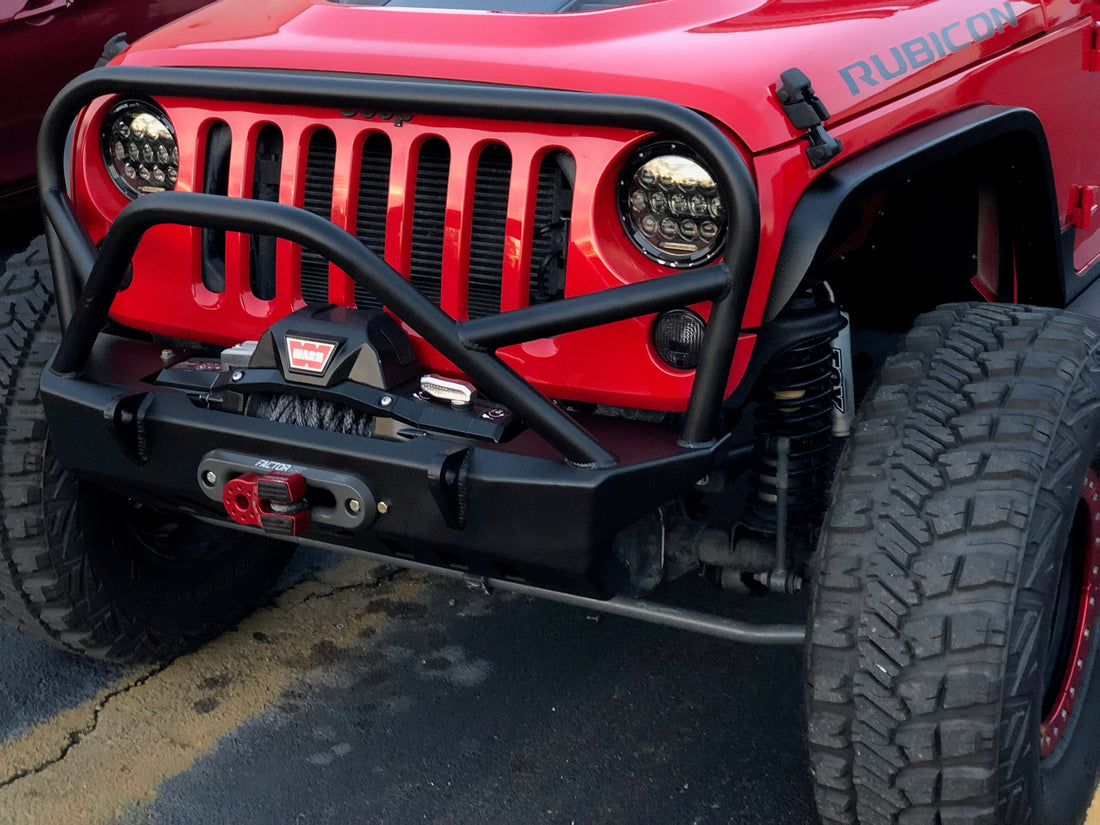 Crusher Front Fender 2" Flare for Jeep JK / JKU - Aluminum