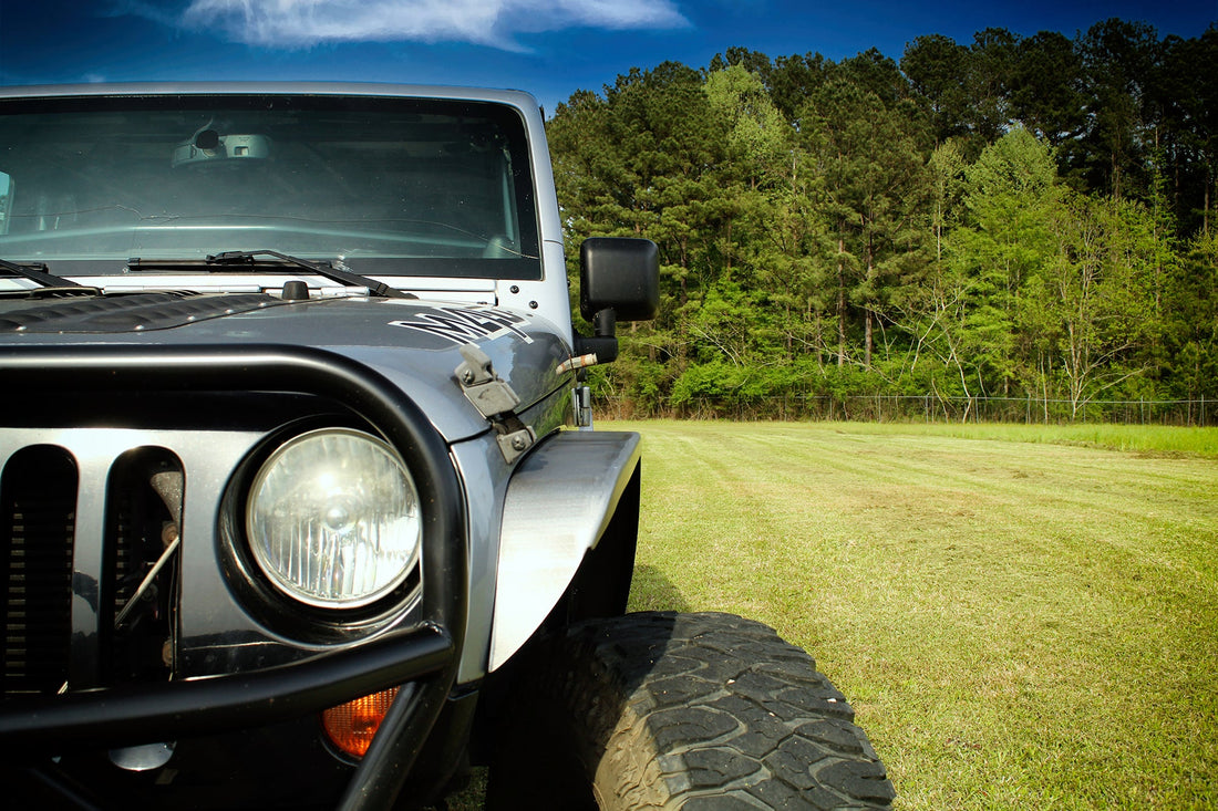 Crusher Front Fender 4" Flare for Jeep JK / JKU - Steel