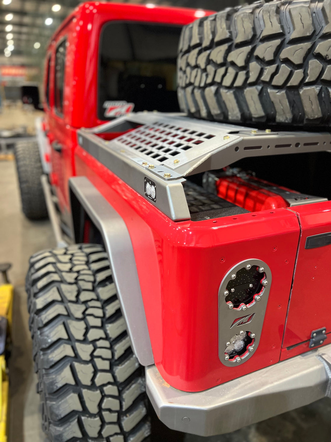 Motobed Tire Carrier Molle Panels
