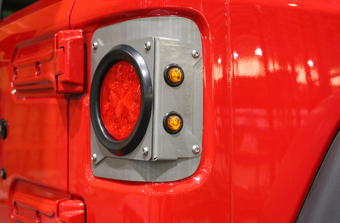 Round Taillight Conversion Kit for Jeep JL w/o Sensors