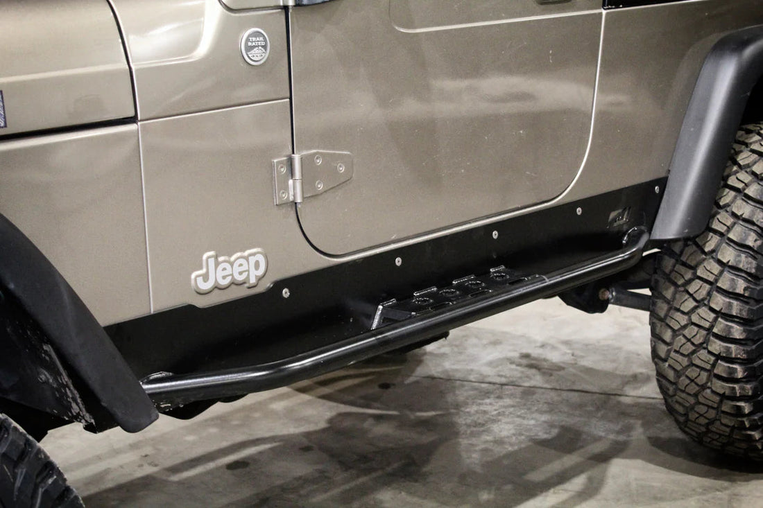Rocker Guards w/ step Fits Stock Flares for Jeep TJ