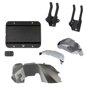 JK Exterior Package: Light Brackets and Liners *Free License Delete Kit and Free Hat!