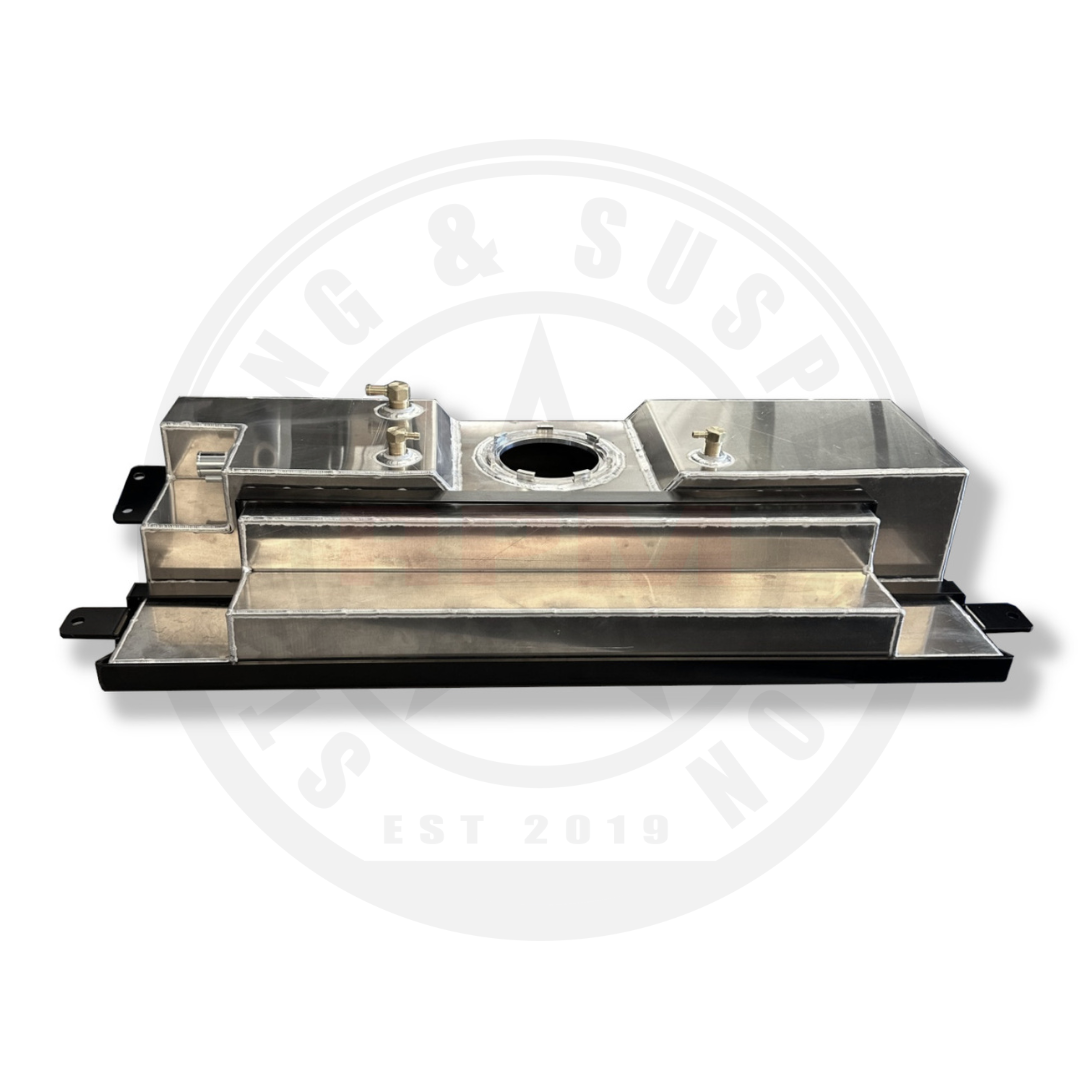 JKU 22 Gal Aluminum Fuel Tank with Skid Plate and Install Kit