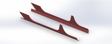 JKU 4 Door Wrangler Aluminum Full Length Rocker Armor