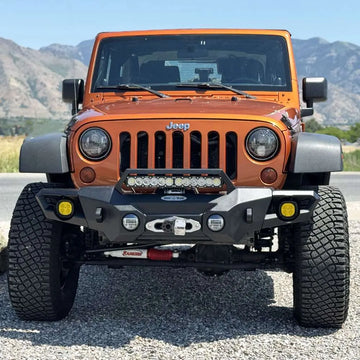 Big Sky Aluminum Mid Front Bumper For Jeep JK