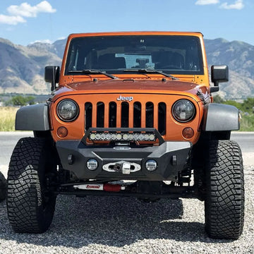 Big Sky Aluminum Stubby Front Bumper For Jeep JK