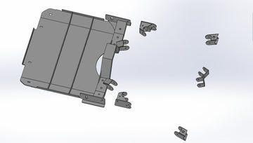 JLU Double Triangulated 4 Link Rear Long Arm Bracket Kit