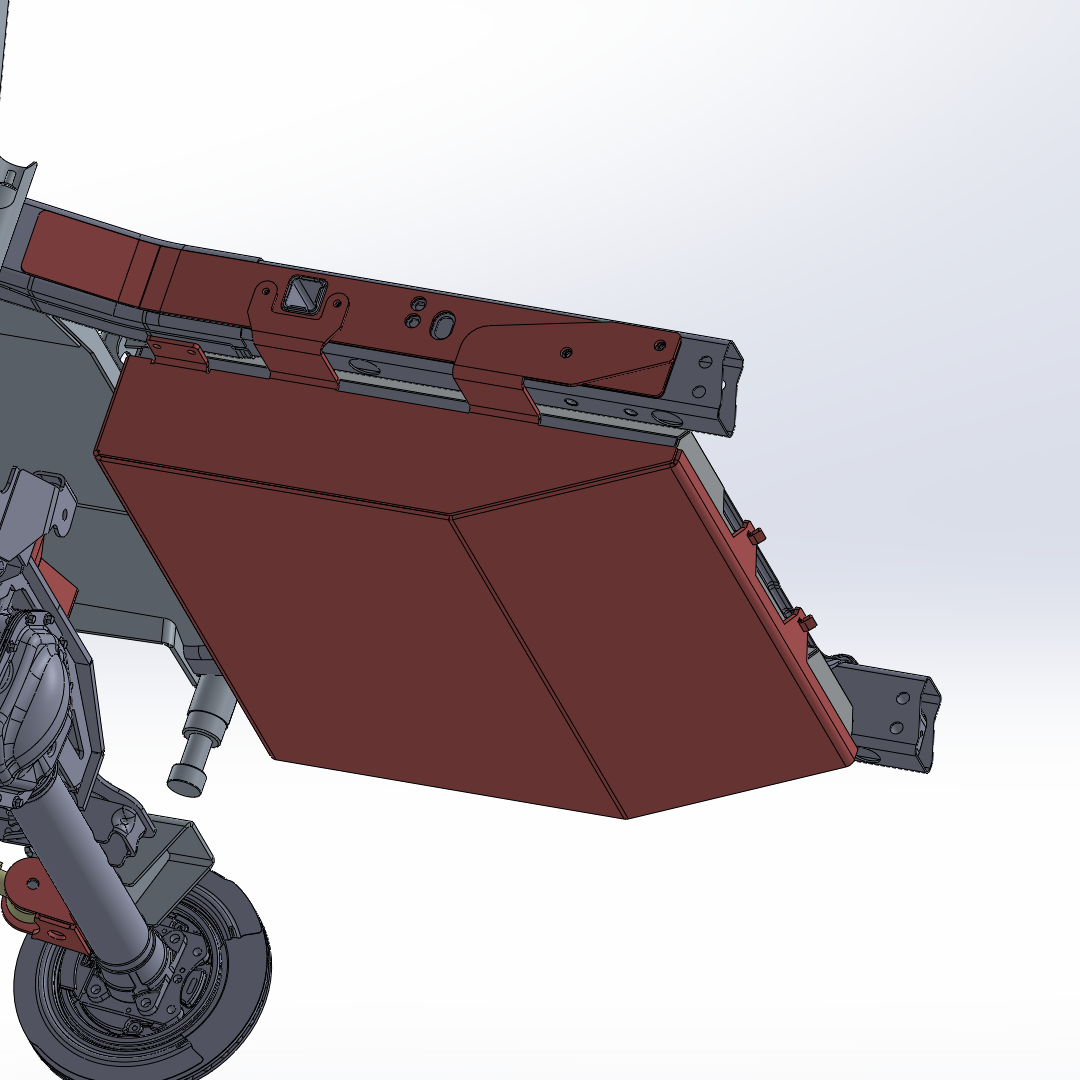JT 25 Gal Aluminum Fuel Tank With Frame Stiffers, Skid, and Install Kit
