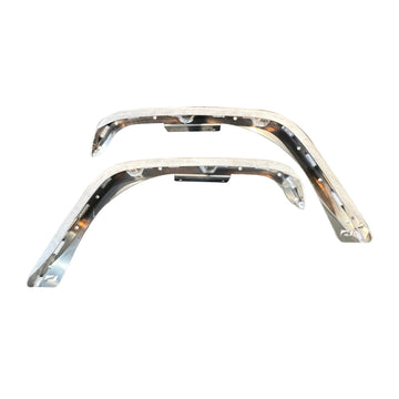 Crusher Front Fender 2" Flare for Jeep JK / JKU - Aluminum
