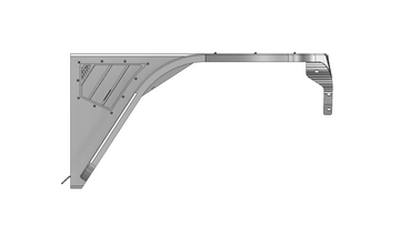 Hatchet High Line Front Fenders 2" Flare for Jeep TJ/LJ - Aluminum