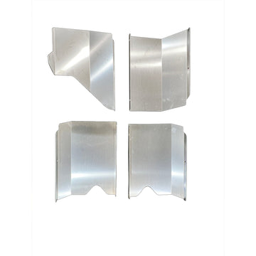 Bobbed Bed Aluminum Rear Inner Fenders for Jeep Gladiator