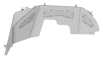 High Clearance Front Inner Fenders -Max Vent- for Jeep JL/JLU/JT for 40"+ Tires