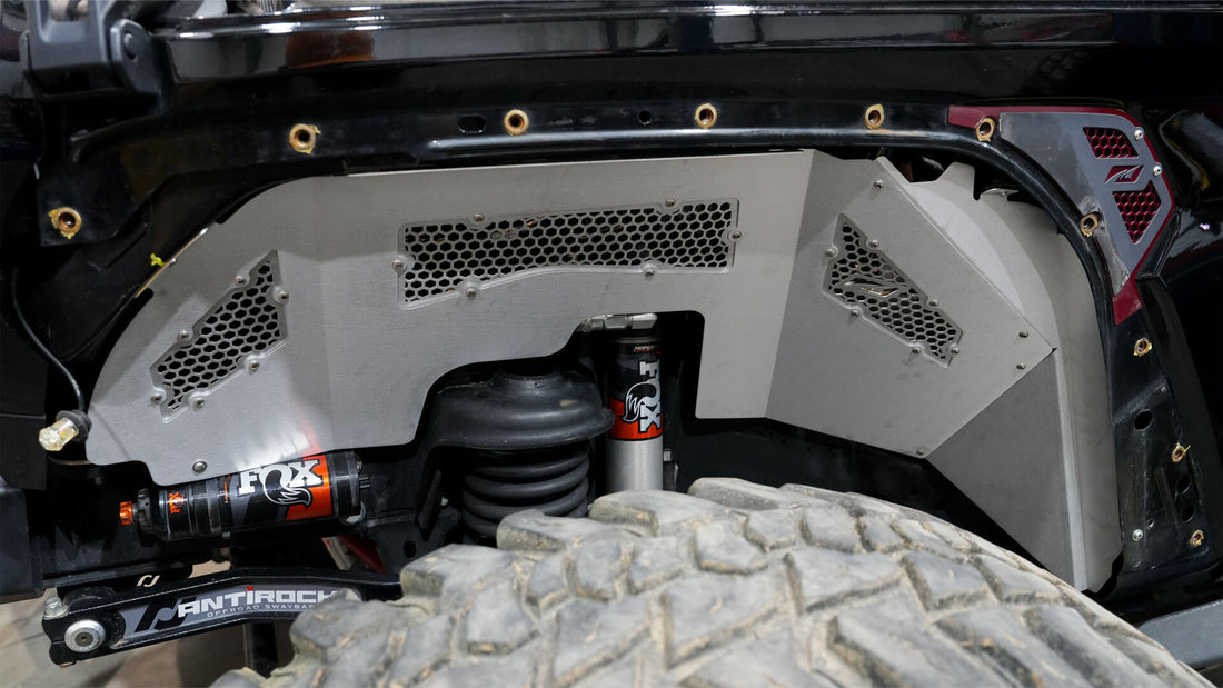 High Clearance Front Inner Fenders -Max Vent- for Jeep JL/JLU/JT for 40"+ Tires