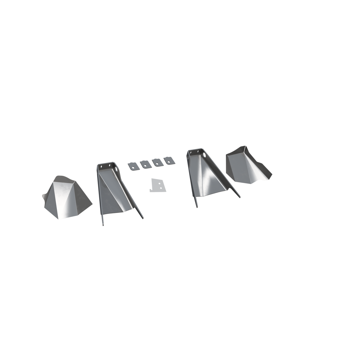Rear Upper Shock Mounts, 16" ORI/Coilover for Jeep JLU