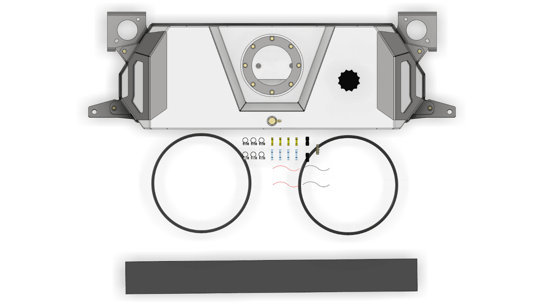Tomahawk Rear Stretch Fuel Tank for Jeep JK