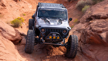 Motobilt Center Hood Vent: Rock Monster USA JK Hood Compatible