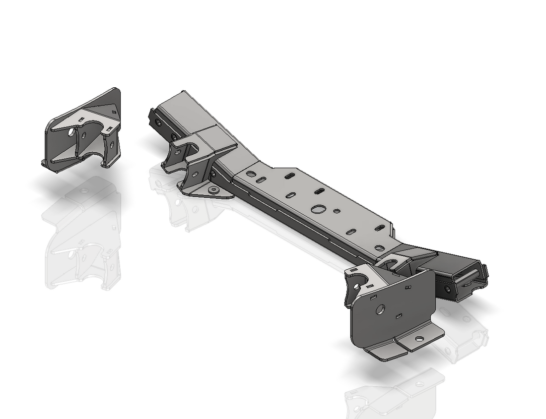 4 link Front Suspension Brackets w/Transmission Crossmember for 2012-2018 Jeep JK/JKU