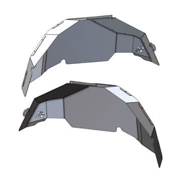 JL Aluminum Rear Inner Fender Liners (Standard)