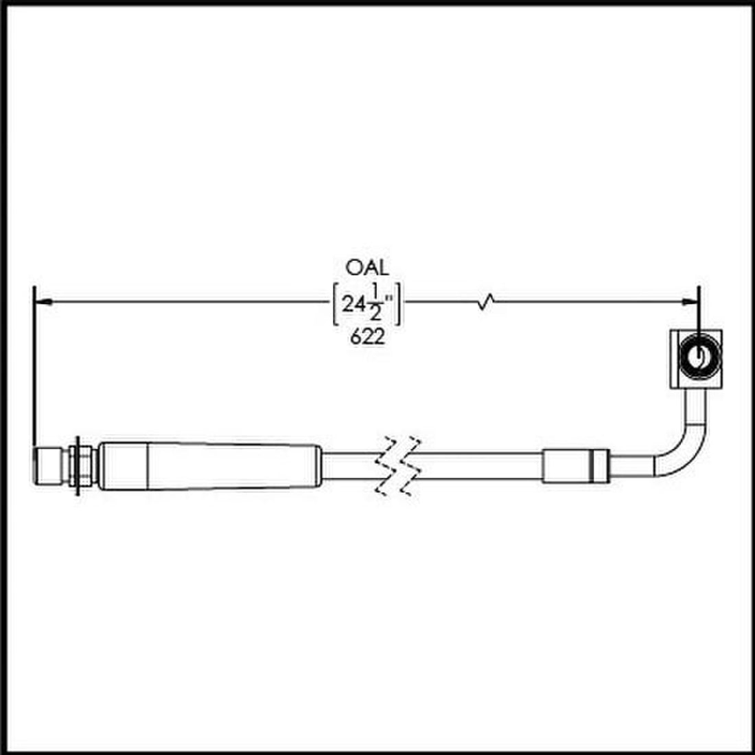 RJ-156400-101 - JT Extended Rear Brake Hose Kit