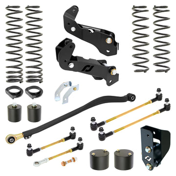 RJ-JLG000-103 - RockJock JL Driver Lift Kit (3.6L/2.0T Gas Engines, 3.5 in. Lift)