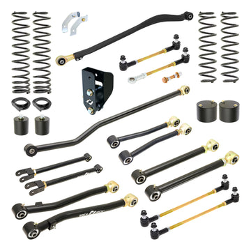 RJ-JLG001-101 - RockJock Pro Edition JL Suspension System (3.6L/2.0T Gas Engines, 3.5 in. Lift)