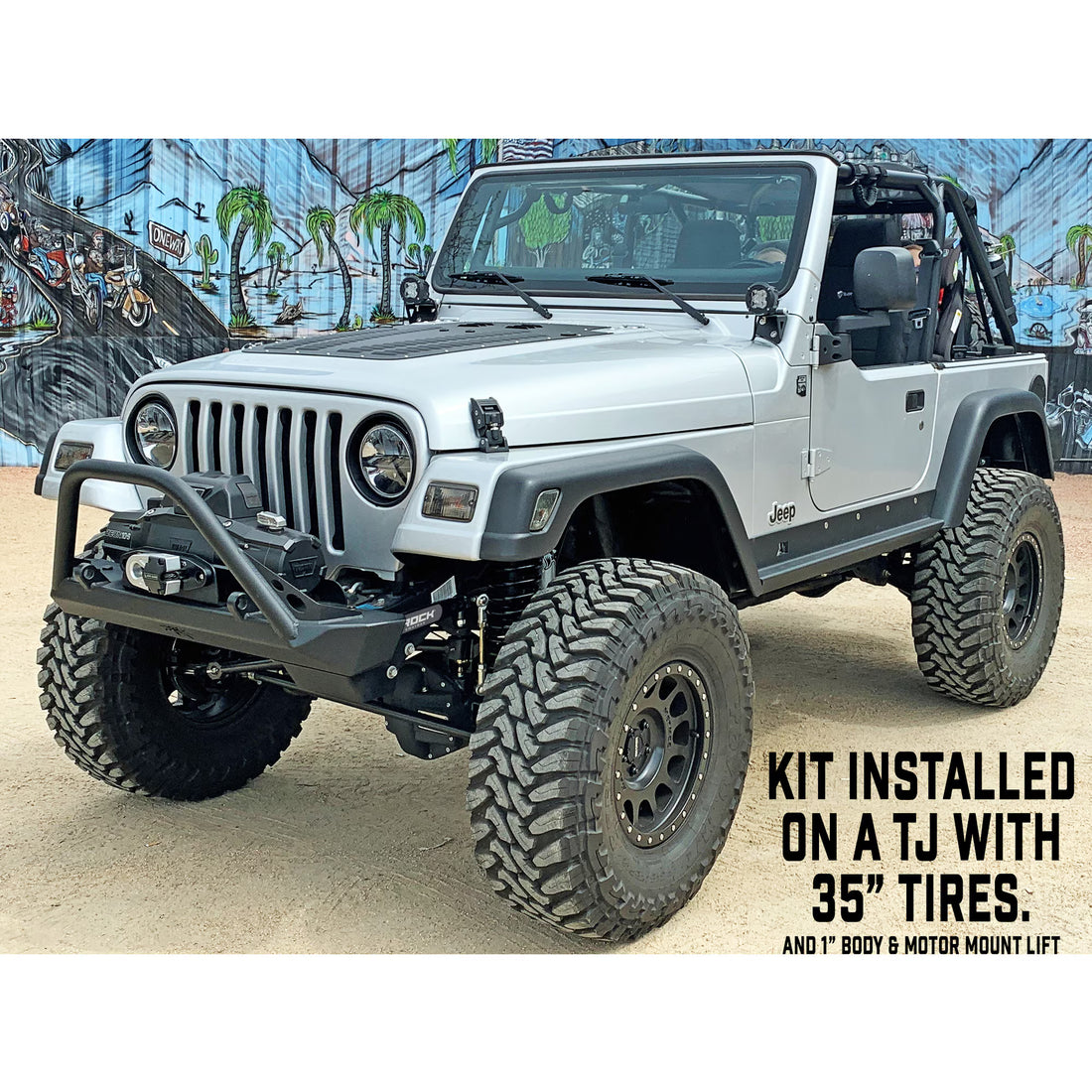 RJ-TJ0000-101 - RockJock Sport Edition TJ Wrangler Suspension System (4 in. Lift)