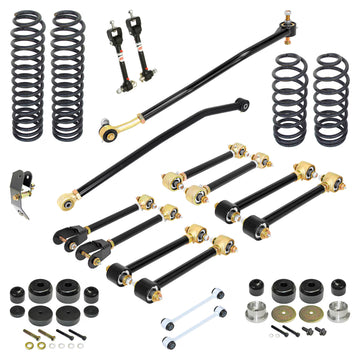 RJ-TJ0001-101 - RockJock Pro Edition TJ Wrangler Suspension System (4 in. Lift)
