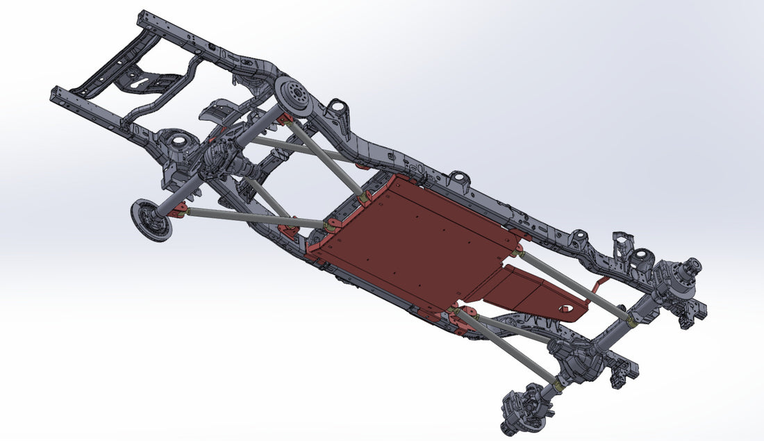 Stage 1 JT Gladiator Front 3 Link and Rear Double Triangulated Kit