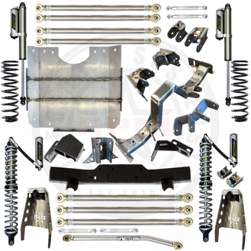 STAGE 2 JKU - 4.5'' Front 3 Link/ Rear Double Triangulated Long Arm Lift Kit