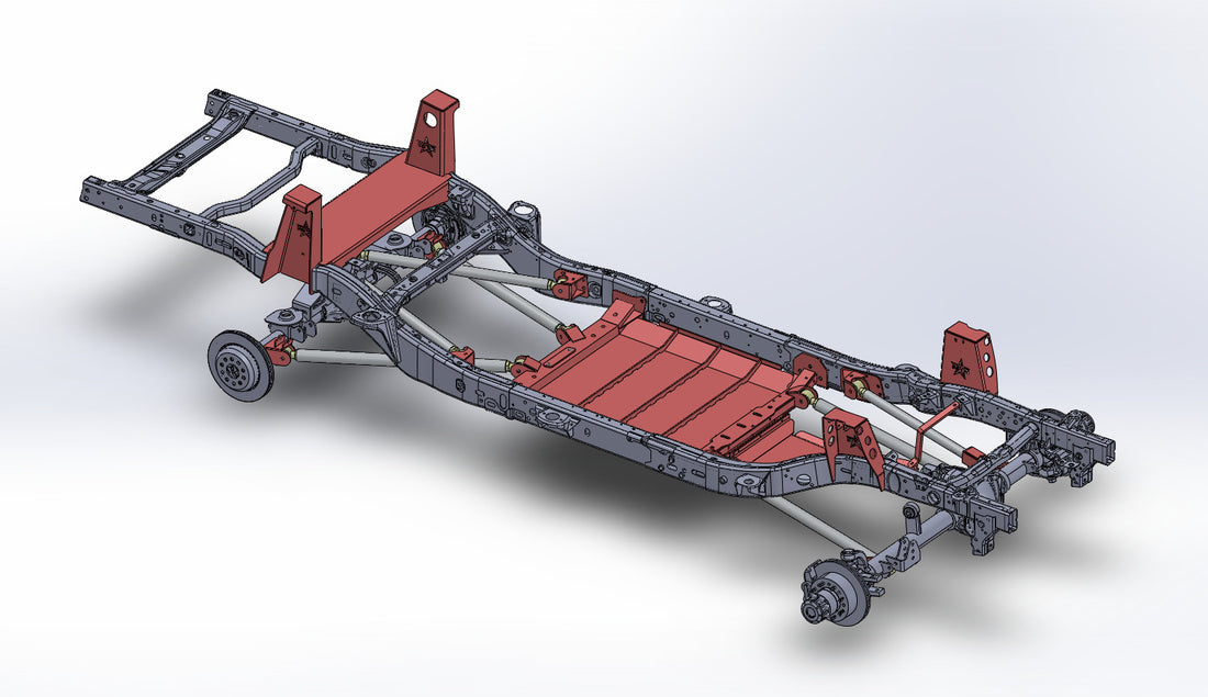 Stage 2 JT Gladiator Front 3 Link and Rear Double Triangulated Kit