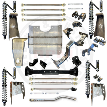 STAGE 3 JLU - 4.5'' Front 3 Link/ Rear Double Triangulated Long Arm Lift Kit