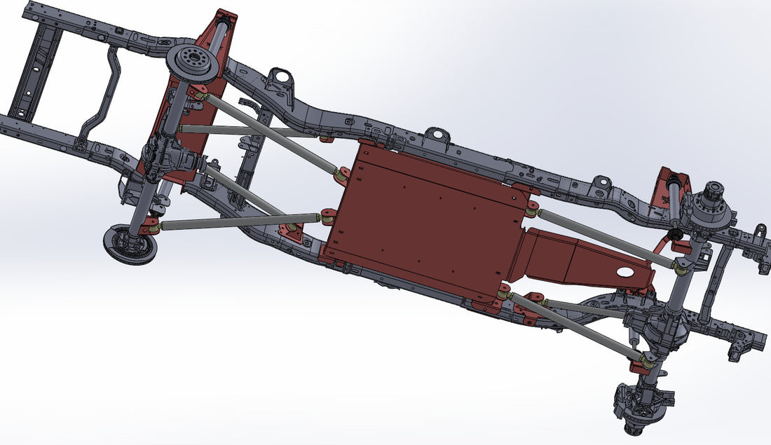 Stage 3 JT Gladiator Front 3 Link and Rear Double Triangulated Kit