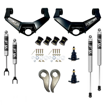 Kryptonite Stage 3 Leveling Kit With Fox Shocks for 2020-2026 Chevy/Gmc 2500hd/3500