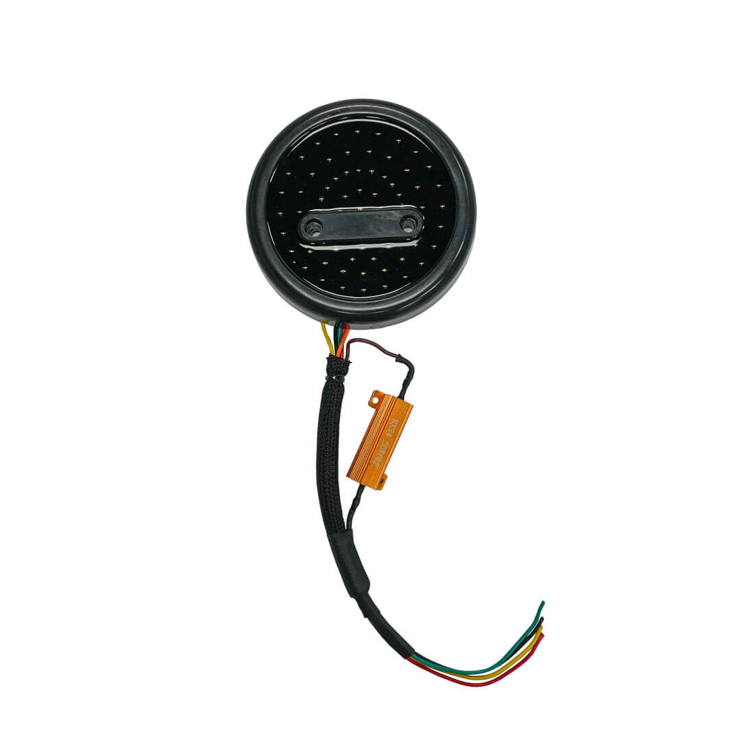 LED Round Taillight, 5" Round Surface Mount