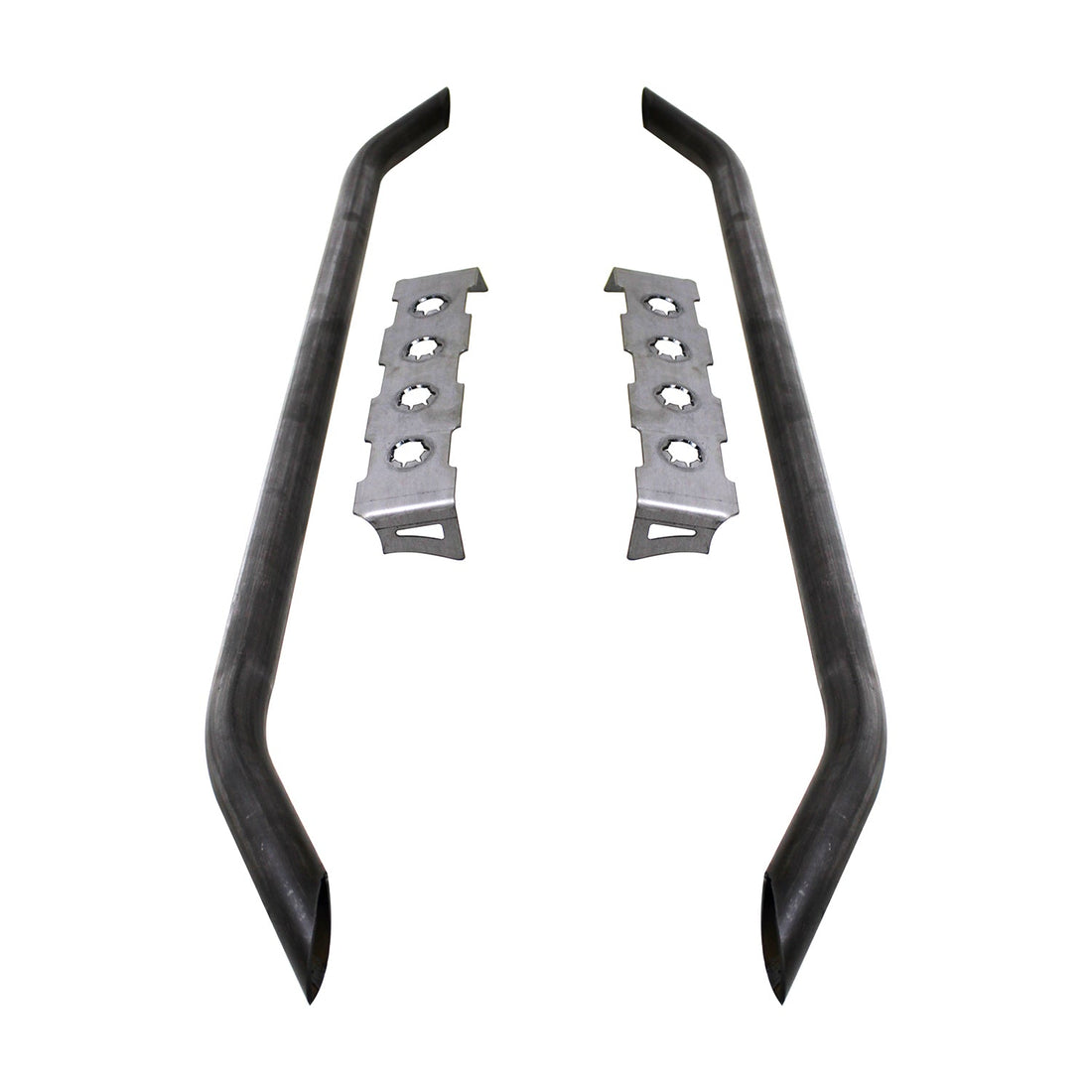 Rocker Guard Tube Kit with Grimple Steps Fits Flat Rockers