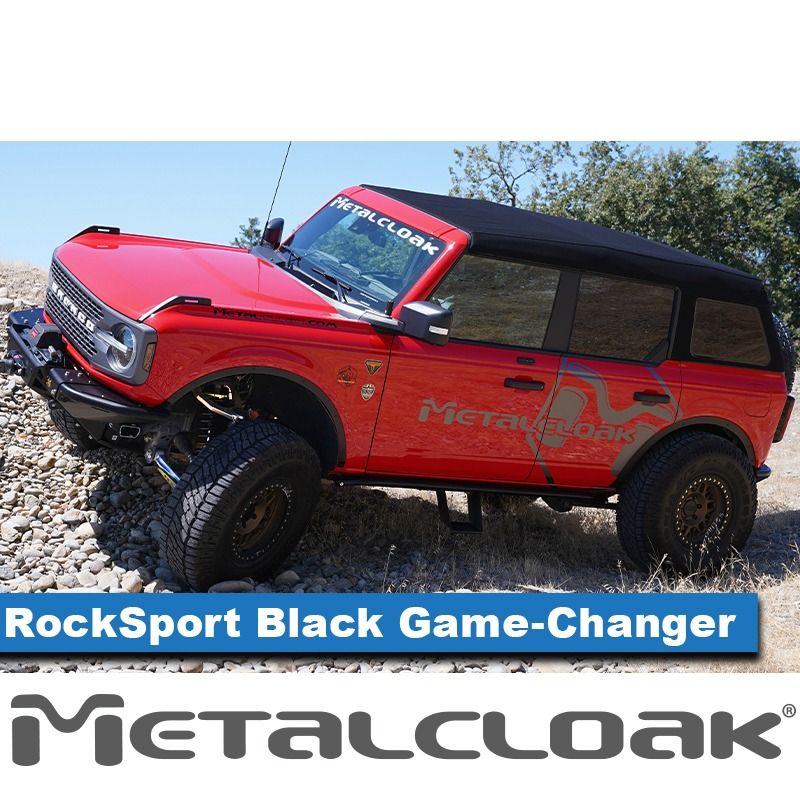 Bronco 6G 2.5"- 4" Game-Changer Suspension & Lift Kit, RockSport BLACK Edition