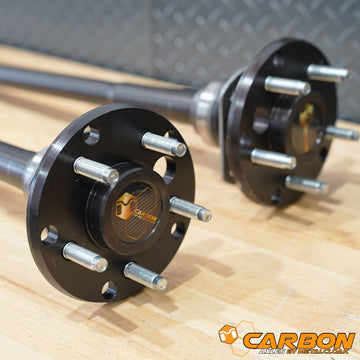 Carbon TJ Rear D44 35 Spline Axle Kit
