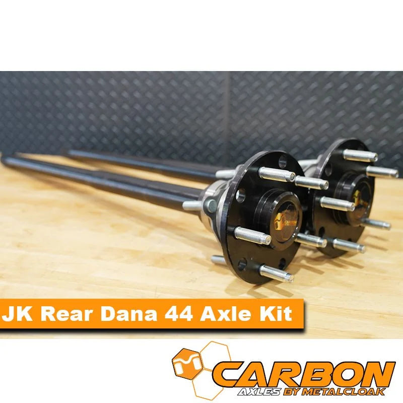 Carbon JK Non-Rubicon Rear D44 30 Spline Axle Kit