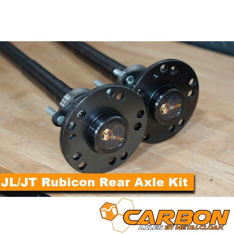 Carbon JL/JT Rubicon Rear D44 32 Spline Axle Kit
