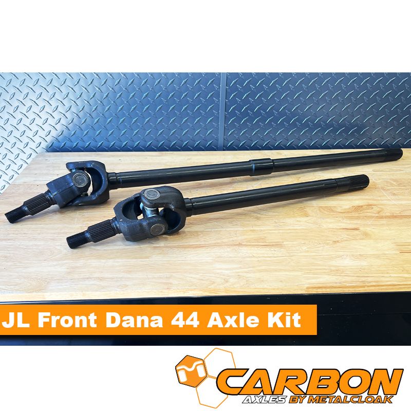 Carbon JL/JT Rubicon Front D44 32 Spline One Piece Conversion Kit