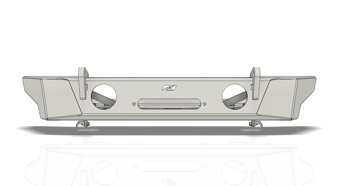 Crusher HD Front Bumper for Jeep JK/JKU
