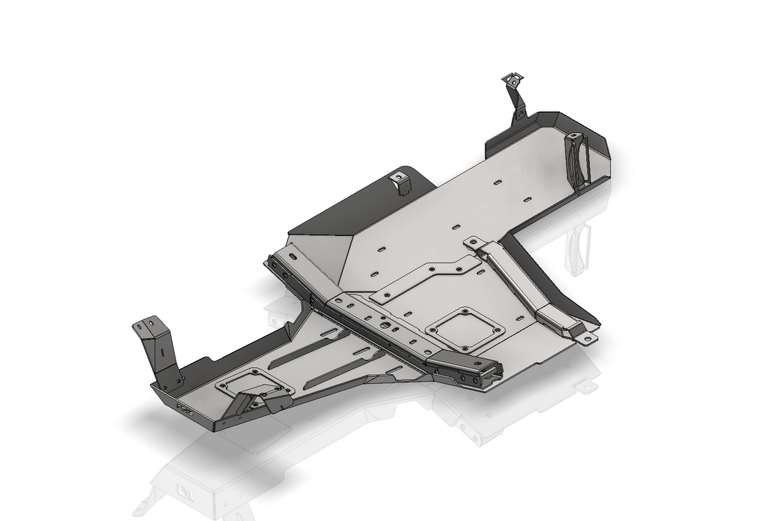 Skid Plate System for 2007-2011 JKU 4-Door