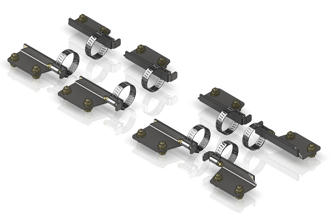 Soft Top Door Surround Bracket Kit for Motobilt Jeep JLU MB3045 Cage Kit